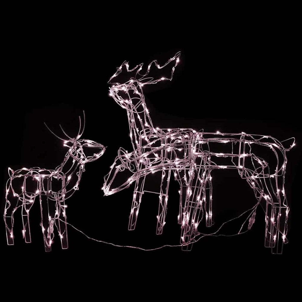 Vidaxl 3-piece Christmas lights reindeer 229 LEDs
