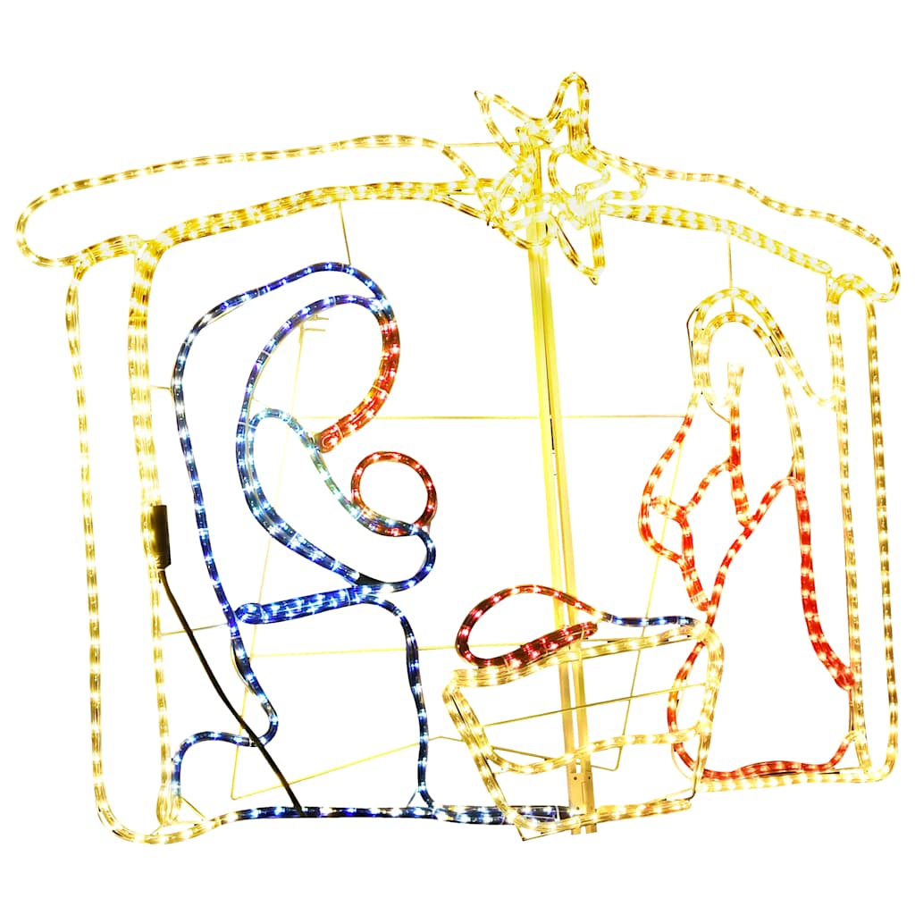 Vidaxl Christmas decoration nativity scene 240 LEDs 116x41x87 cm