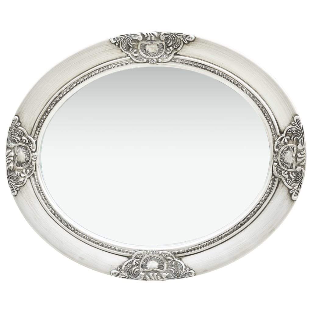 Vidaxl wall mirror baroque style 50x60 cm silver-colored