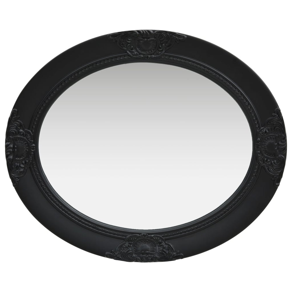 Vidaxl wall mirror baroque style 50x60 cm black