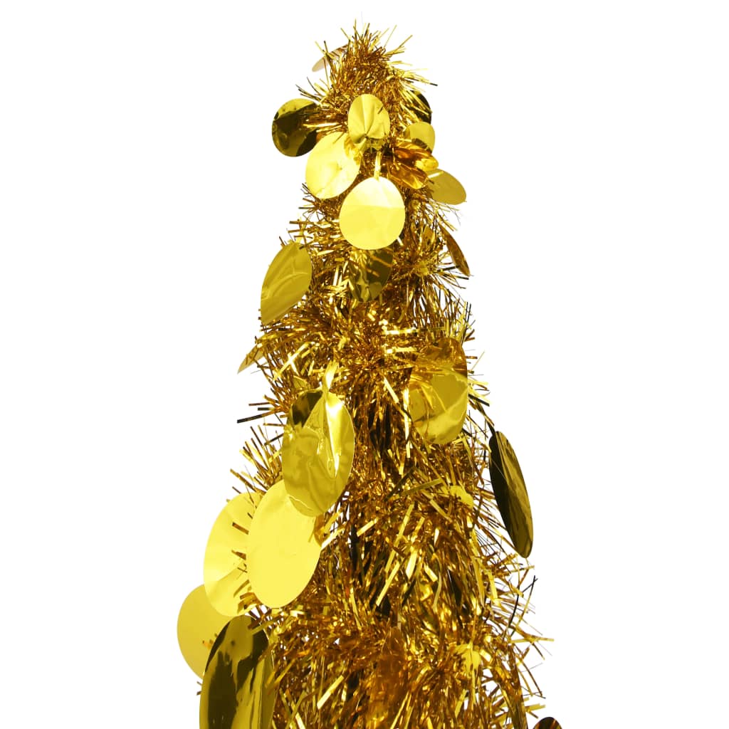Vidaxl artificial Christmas tree pop-up 180 cm cap gold-colored