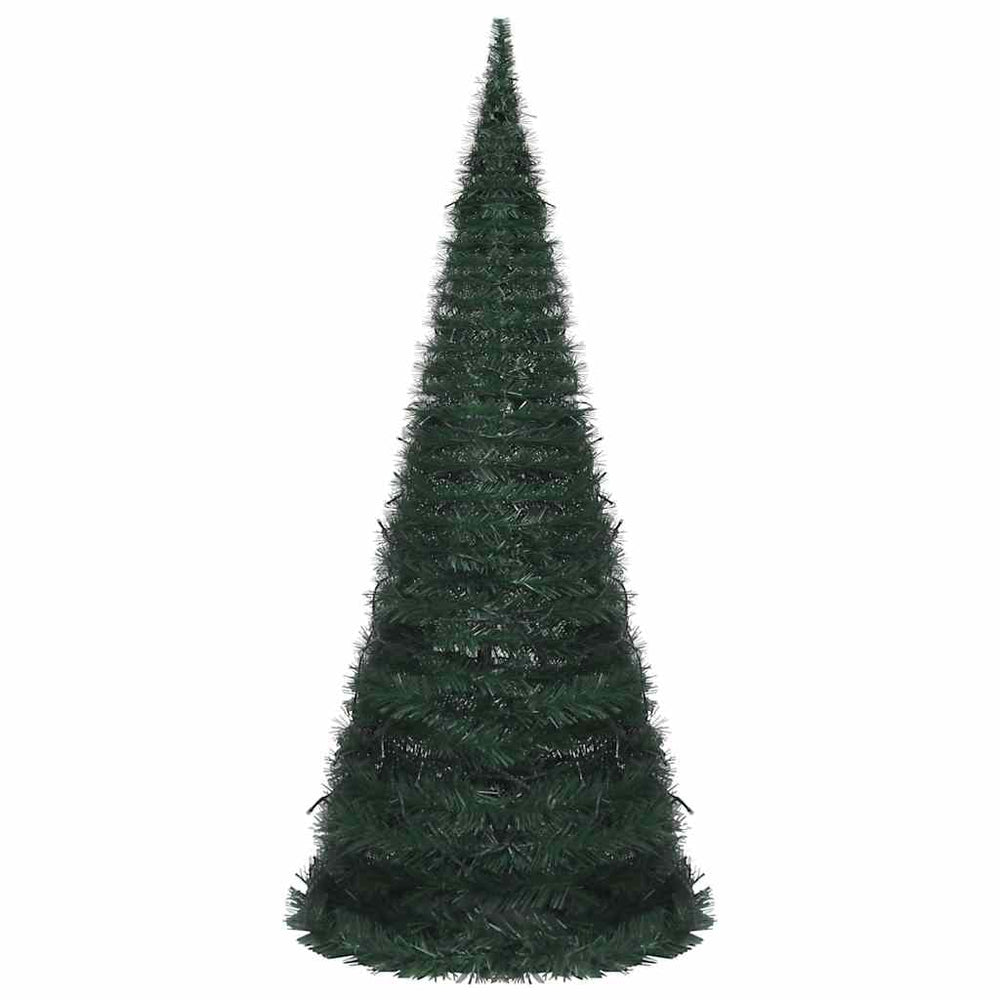 Vidaxl Kunstkerstboom avec un éclairage pop-up 210 cm vert