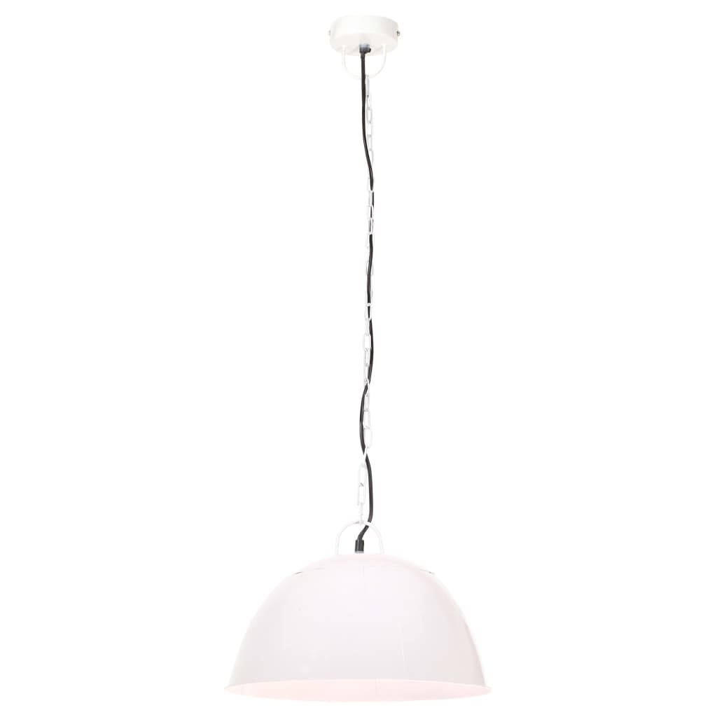 Vidaxl pendant lamp industrial vintage round 25 w e27 41 cm white