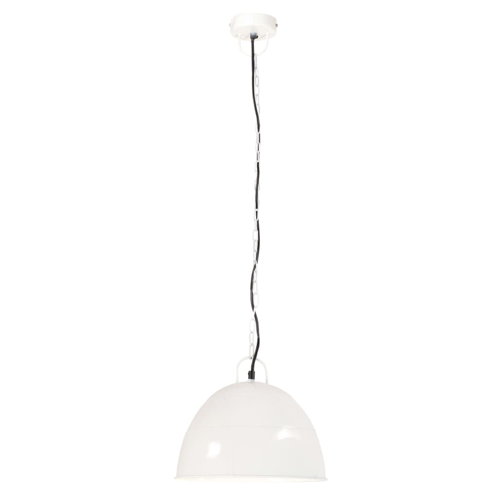 Vidaxl pendant lamp industrial vintage round 25 w e27 31 cm white