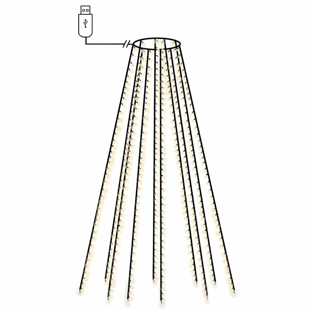 VidaXL osvetlenie vianočného stromčeka so 400 LED diódami, iba 400 cm