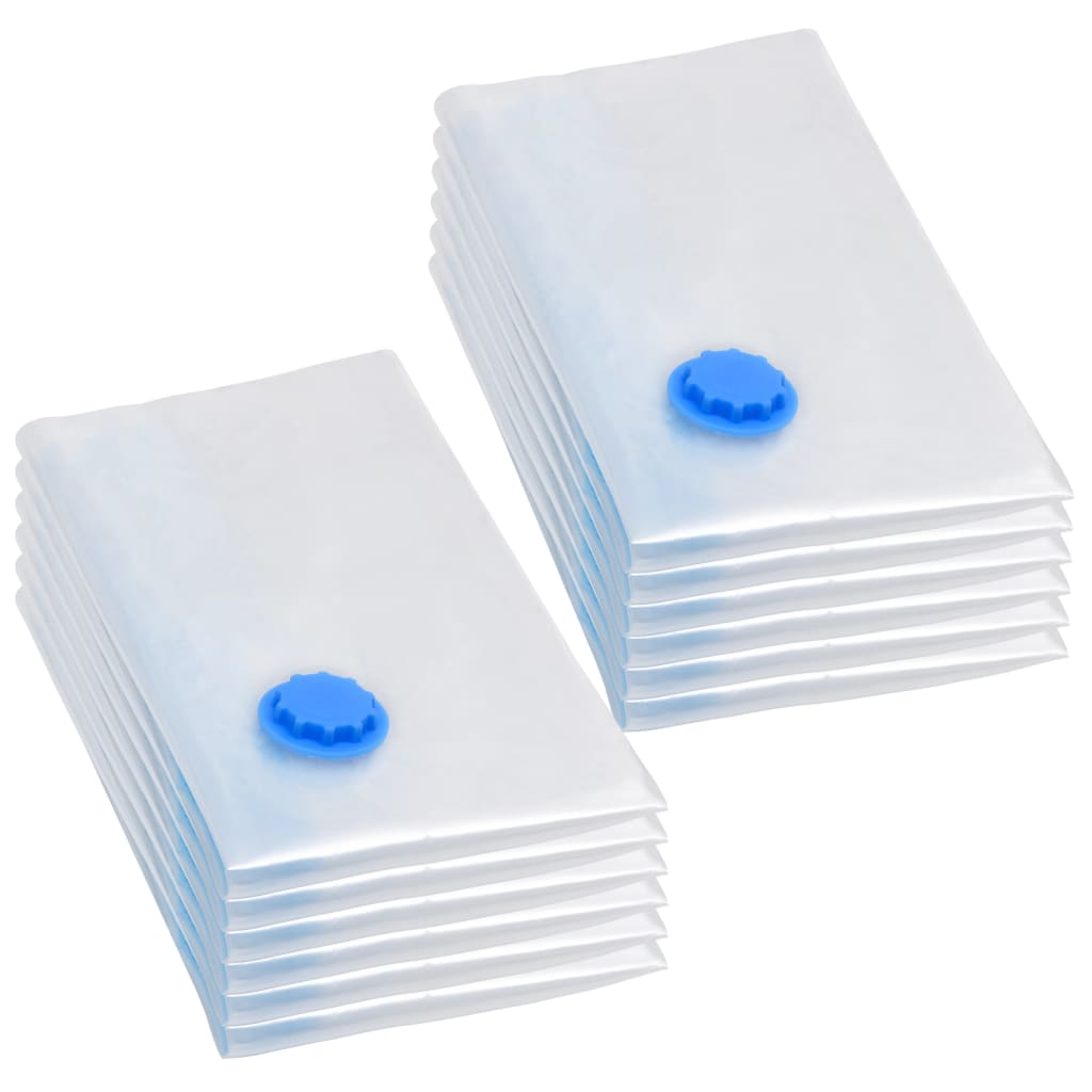Vidaxl vacuum storage bags 10 pcs 80x60 cm