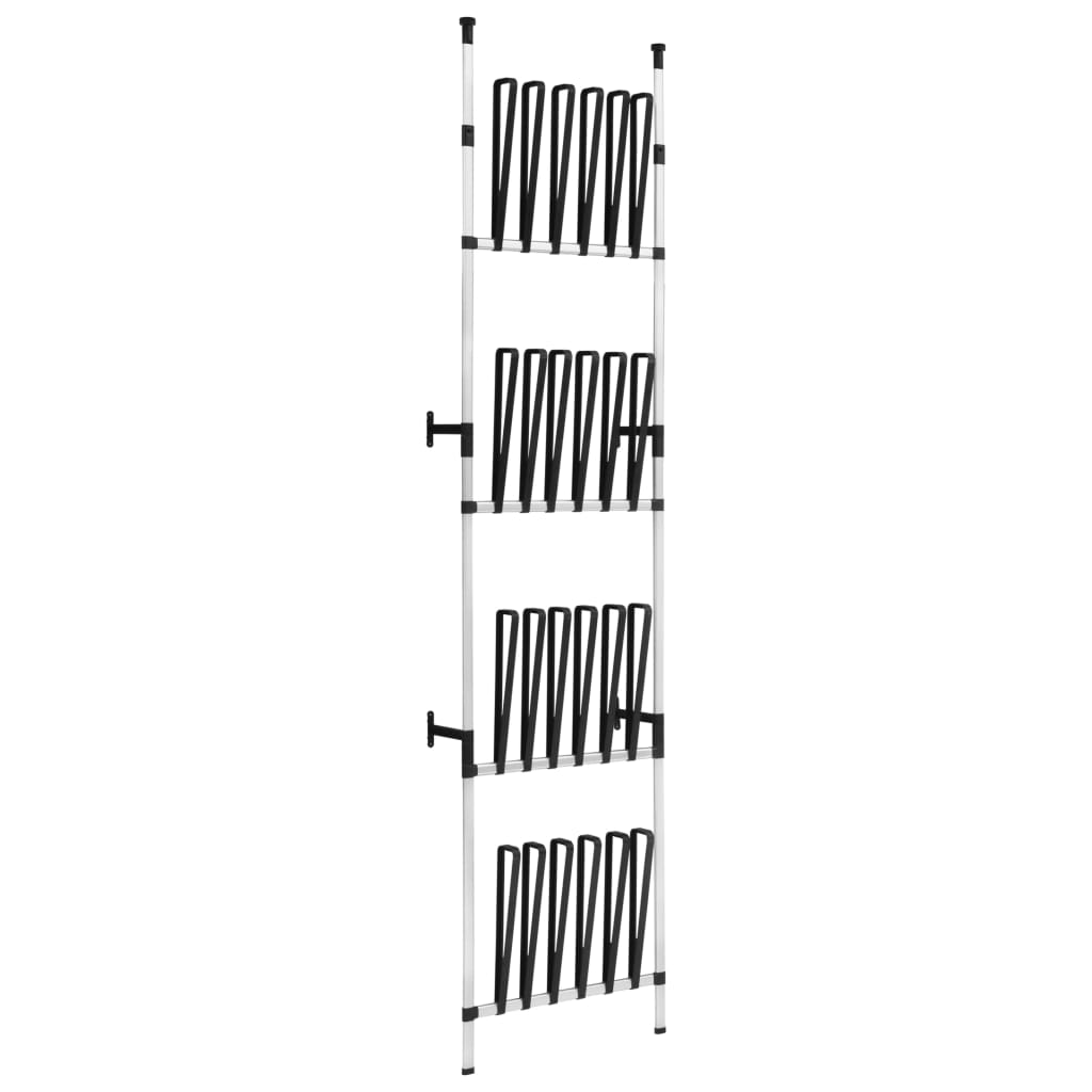 Vidaxl boot rack with telescopic rods, aluminum