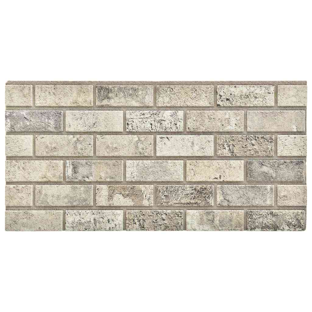 Vidaxl 10 pcs wall panels 3d sand-colored brick eps