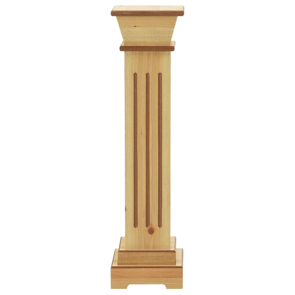 Vidaxl plant stand classic column square 17x17x66 cm MDF wood