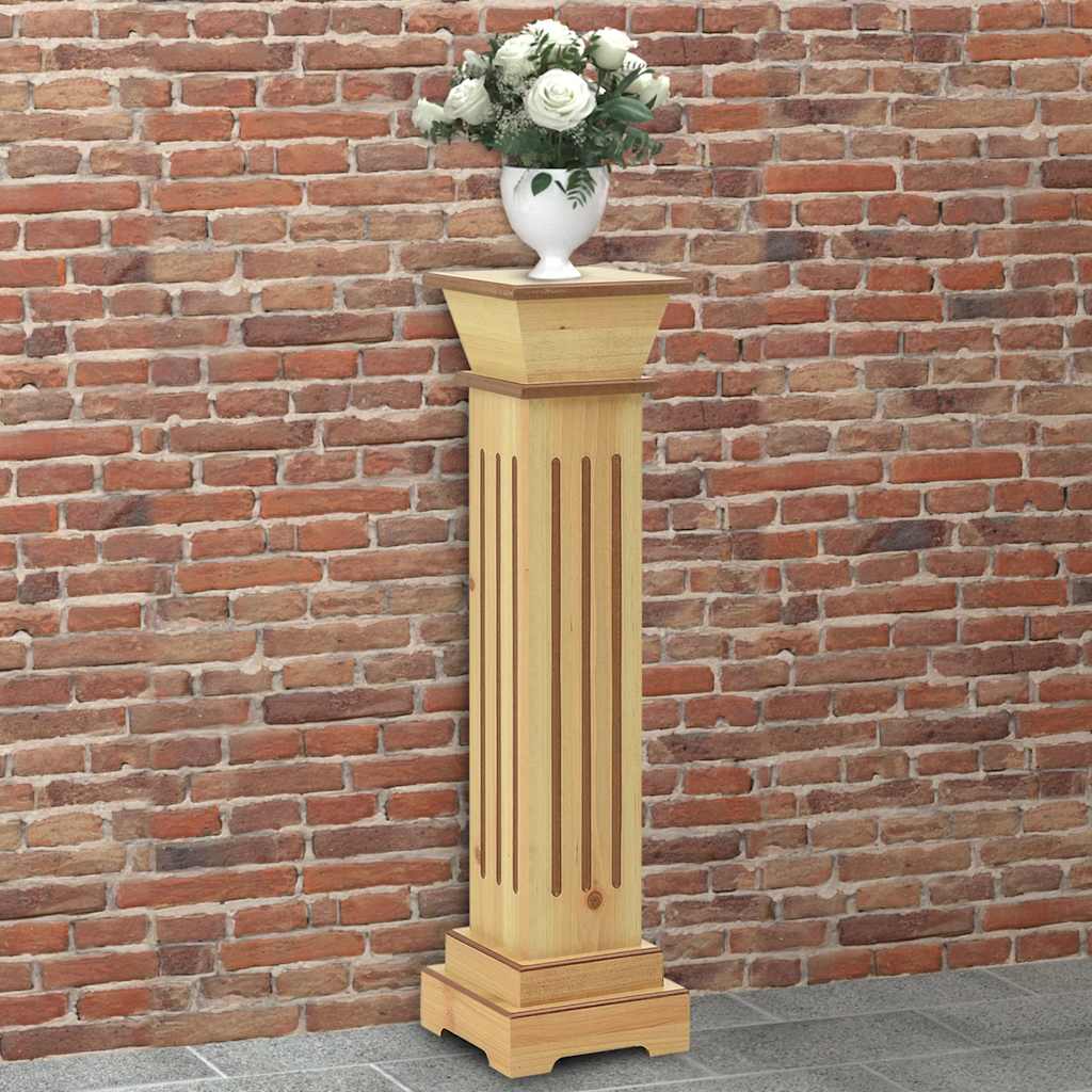 Vidaxl plant stand classic column square 17x17x66 cm MDF wood