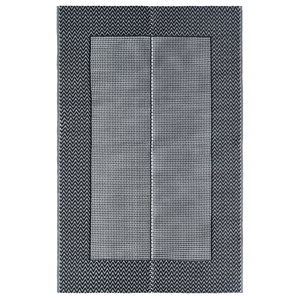 Vidaxl outdoor rug arakil 120x180 cm pp gray