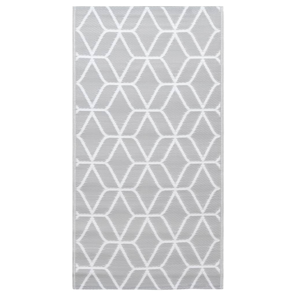 Vidaxl outdoor rug arakil 190x290 cm pp gray