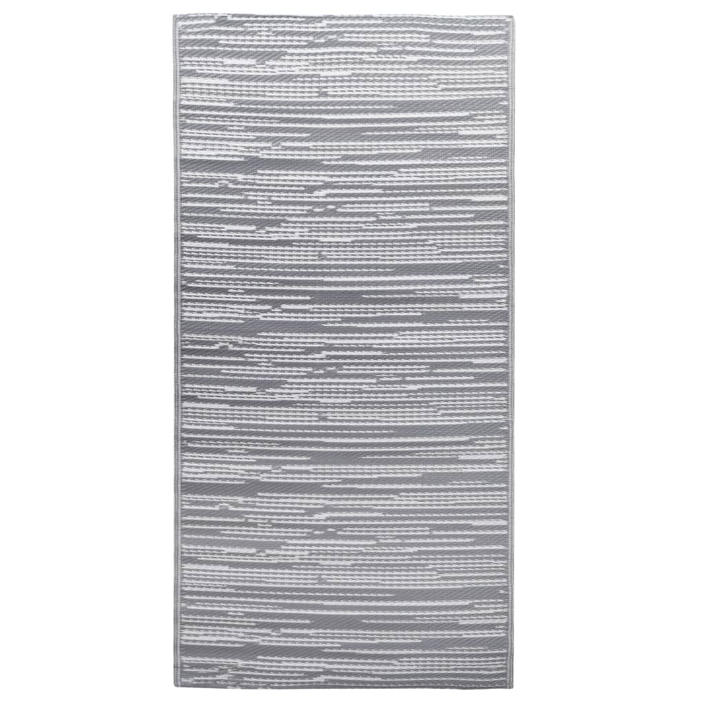Vidaxl outdoor rug arakil 80x150 cm pp gray