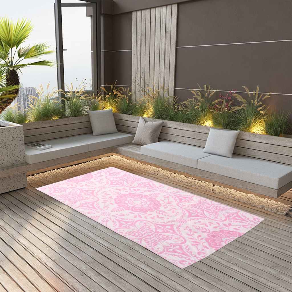 Vidaxx outdoor rug arakil 120x180 cm pp pink