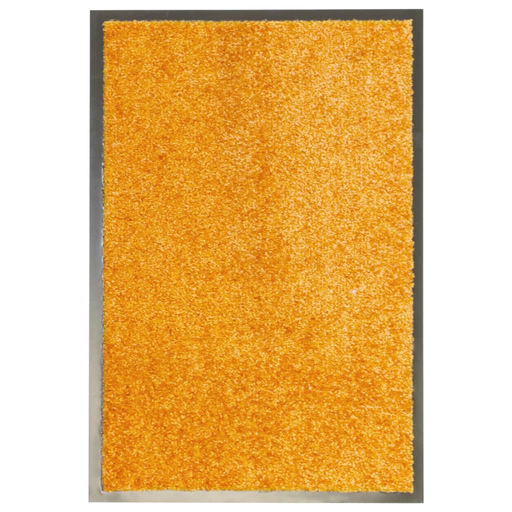 Vidaxl Washable Doormat 40x60 cm Orange