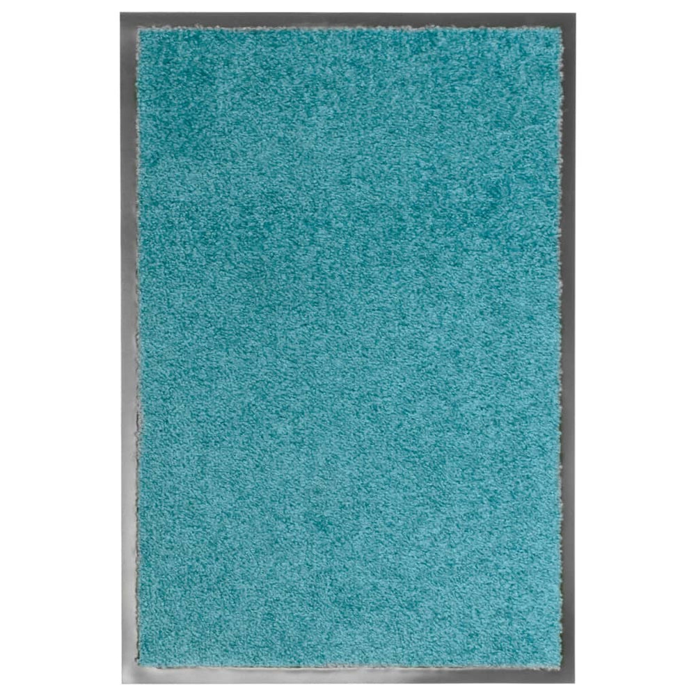 Vidaxl dörrmatta tvättbar 40x60 cm cyan