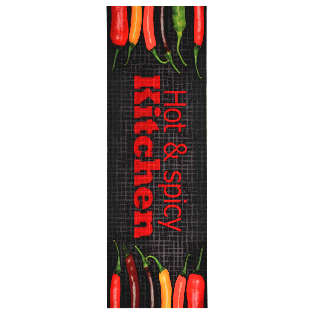 Vidaxl kitchen mat washable hot spicy 60x180 cm