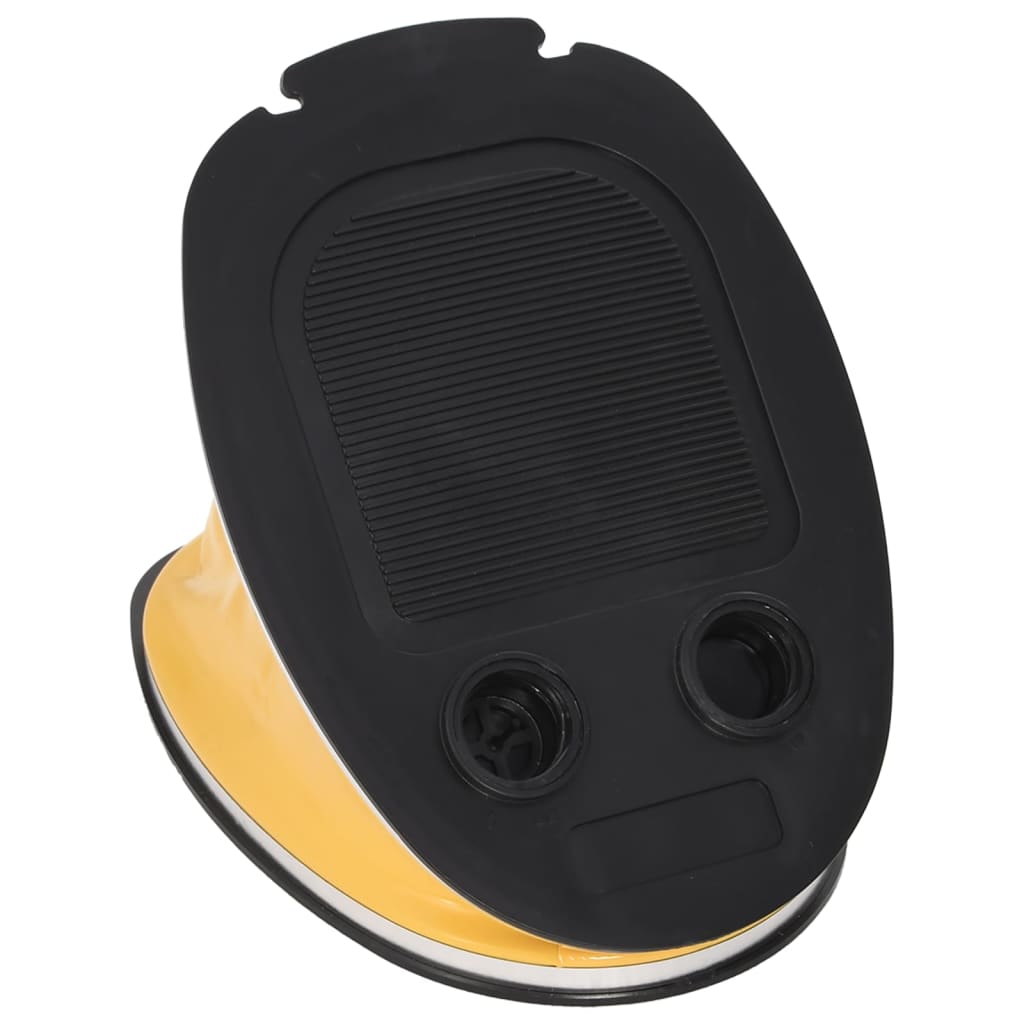Vidaxl Fußpumpe 26x18 cm pp und pe grau und gelb