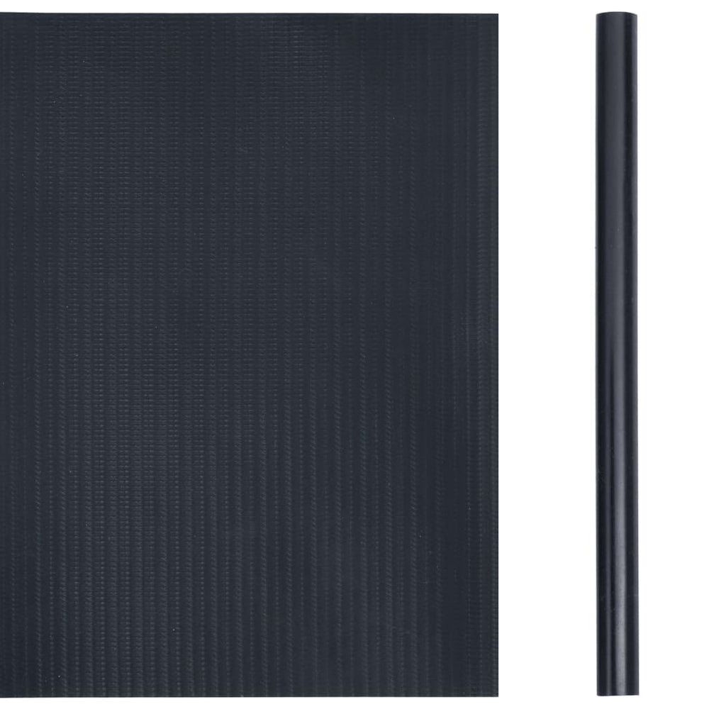 Vidaxl garden screen 35x0.19 m PVC matt dark gray