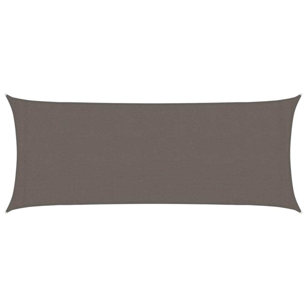 Vidaxl sun sail 160 g m² 2x5 m HDPE anthracite