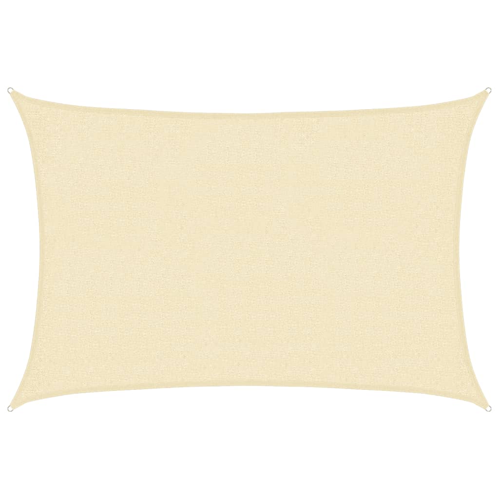 Vidaxl Zonnezeil 160 g m² 2x3 M HDPE -Creme -Colored