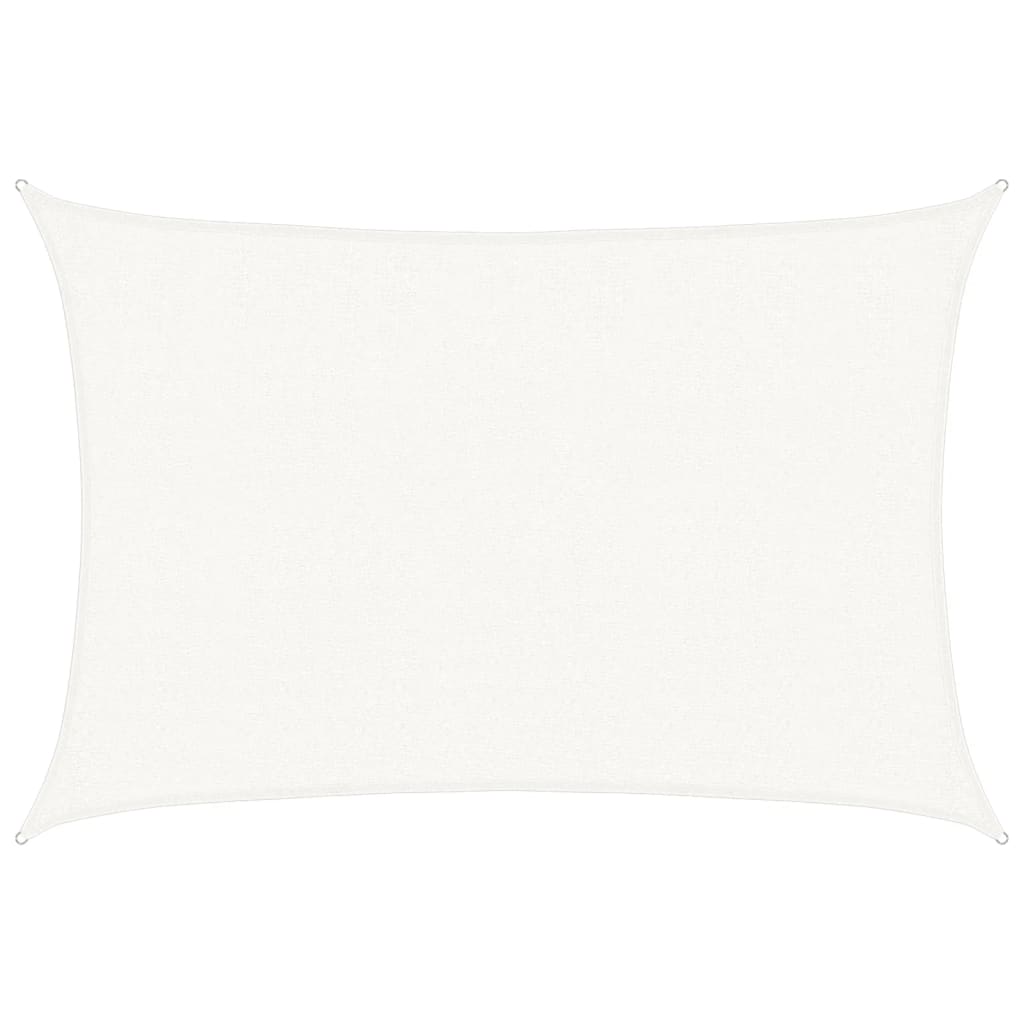 Vidaxl Zonnezeil 160 g m² 2,5 x 4 M HDPE -Weiß