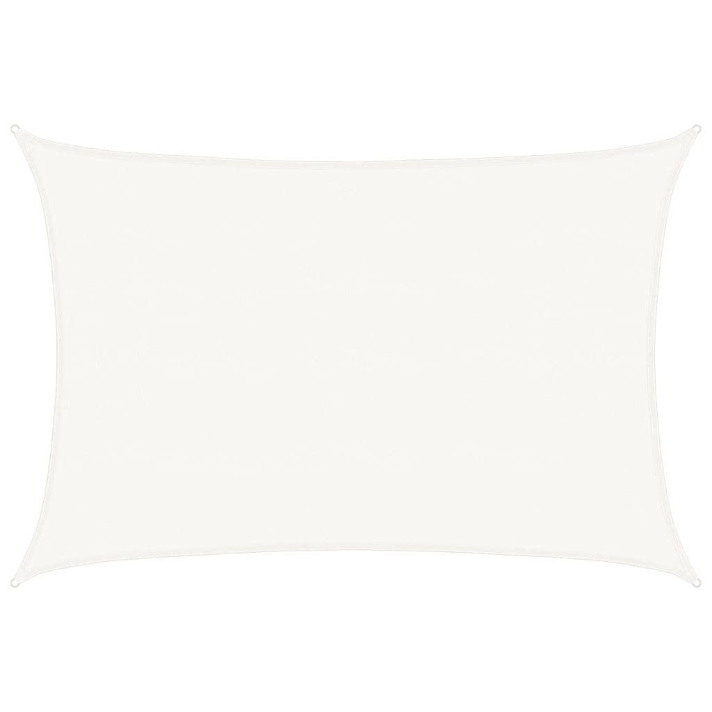 Vidaxl sun sail 160 g m² 5x6 m HDPE white
