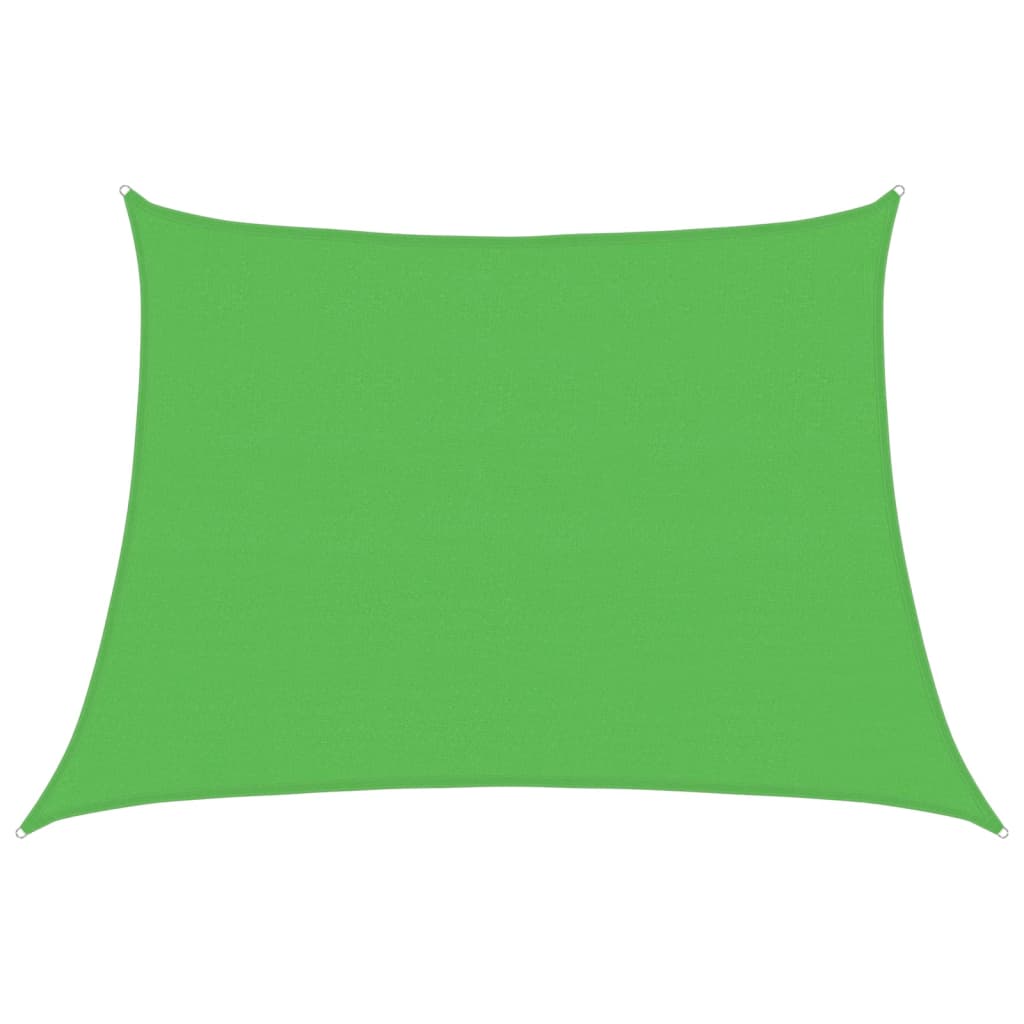 Vidaxl Zonnezeil 160 g m² 4 5x3 M HDPE hellgrün