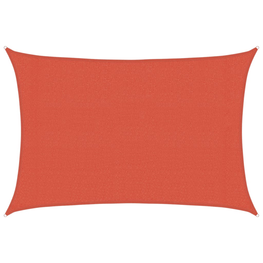 Vidaxl Zonnezeil 160 g m² 3x4,5 M HDPE Terrakotta gefärbt