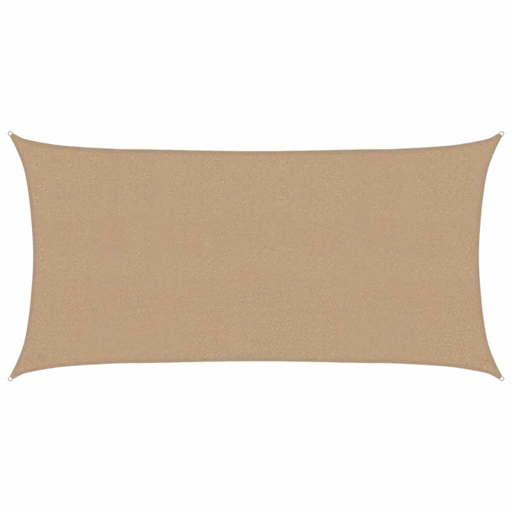 Vidaxl zonnezeil 160 g m² 2x3,5 m hdpe taupe