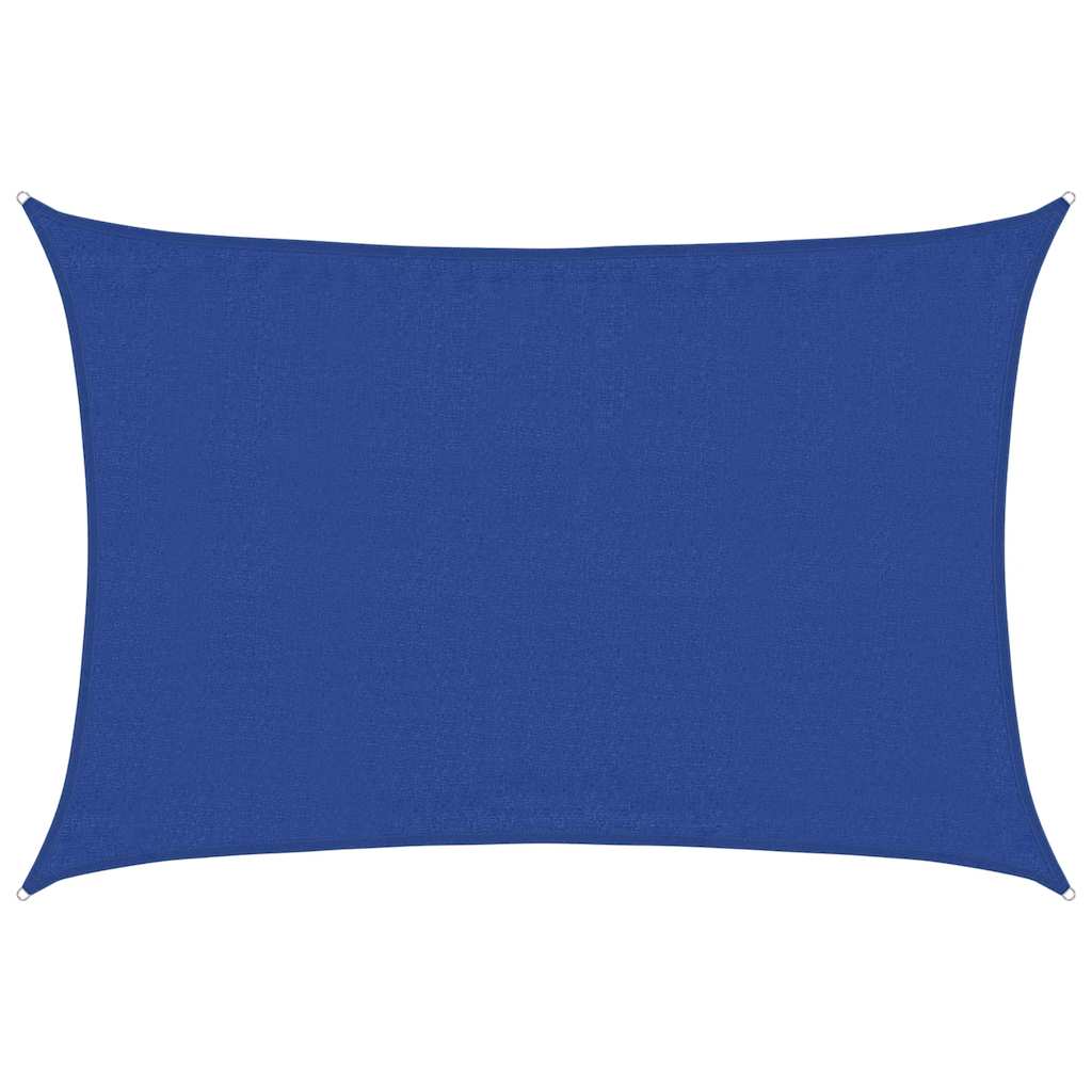 Vidaxl Zonnezeil 160 g m² rechteckig 3,5 x 4,5 M HDPE Blau