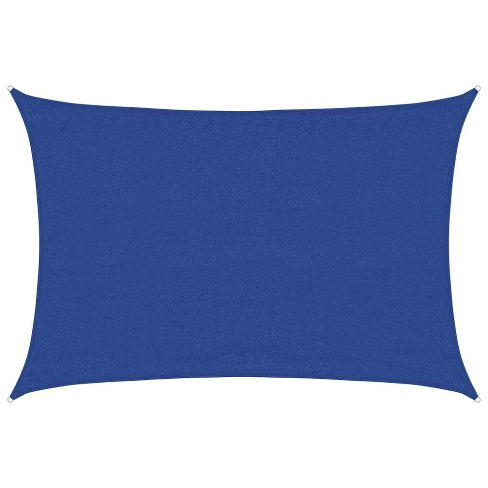 Vidaxl zonnezeil 160 g m² rechthoekig 3,5x5 m hdpe blauw