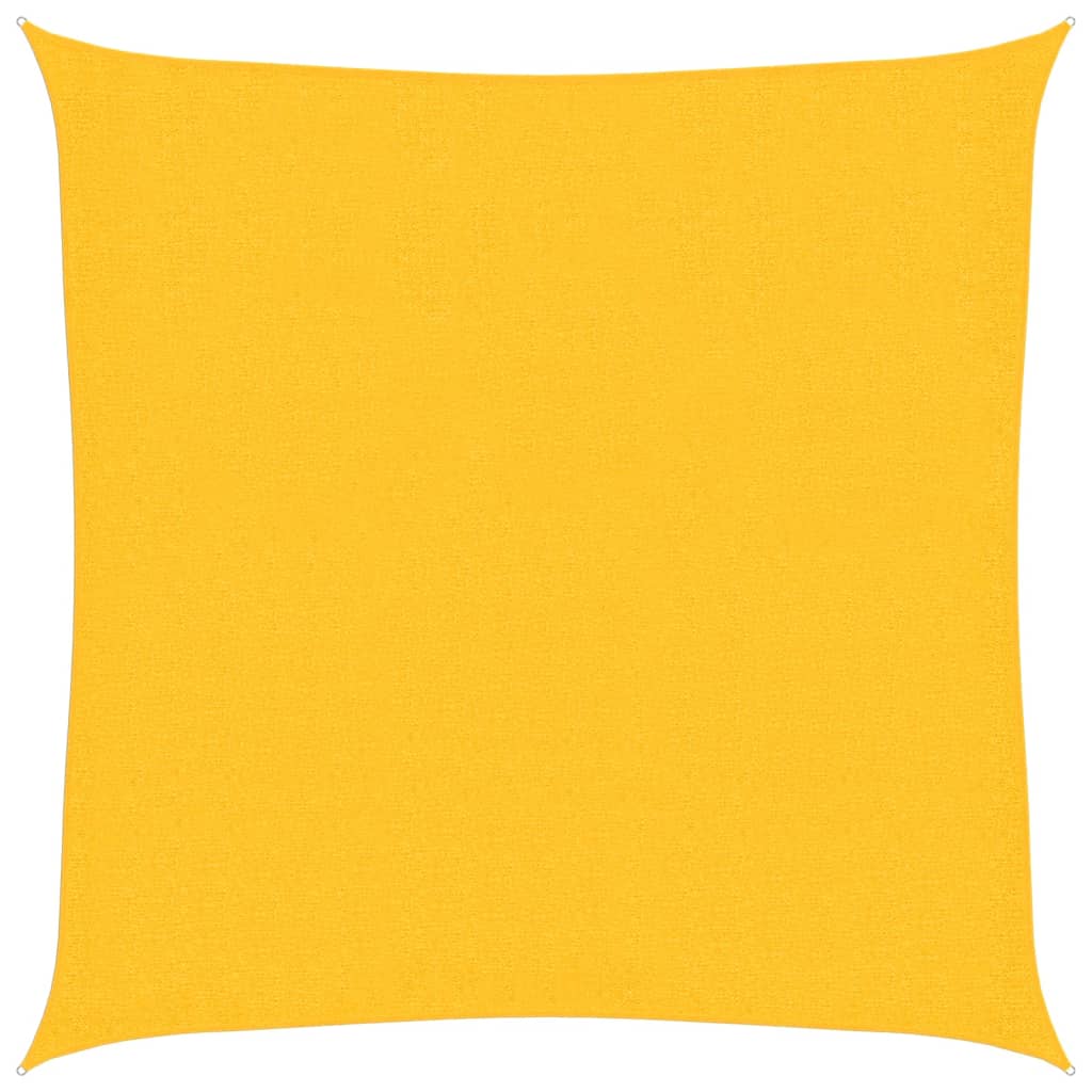 Vidaxl Zonnezeil 160 g m² 2,5 x 2,5 M HDPE -Gelb