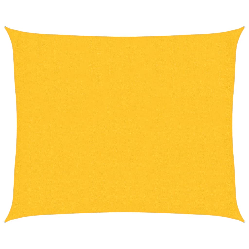 Vidaxl Zonnezeil 160 g m² 2,5 x 3 M HDPE -Gelb