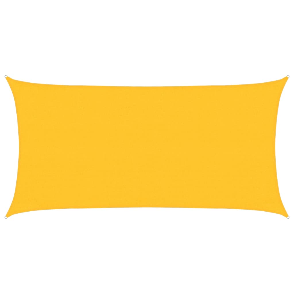 Vidaxl Zonnezeil 160 g m² 3x6 M HDPE Gelb