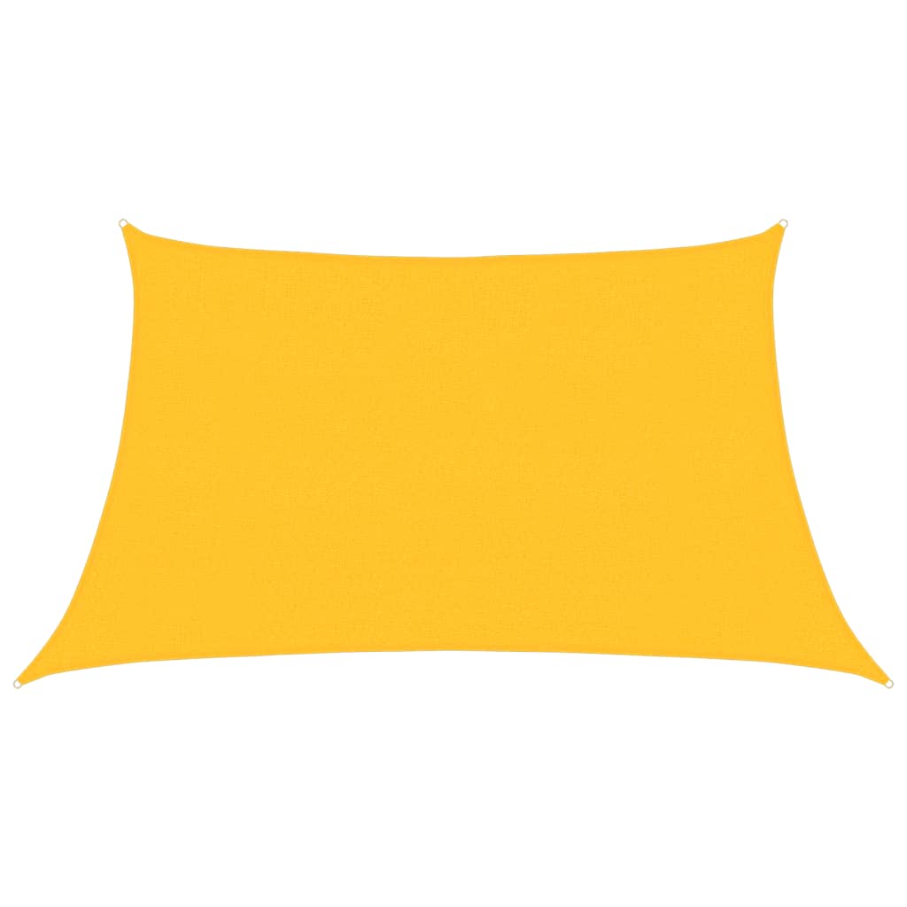 Vidaxl Zonnezeil 160 g m² 3 4x2 M HDPE Gelb