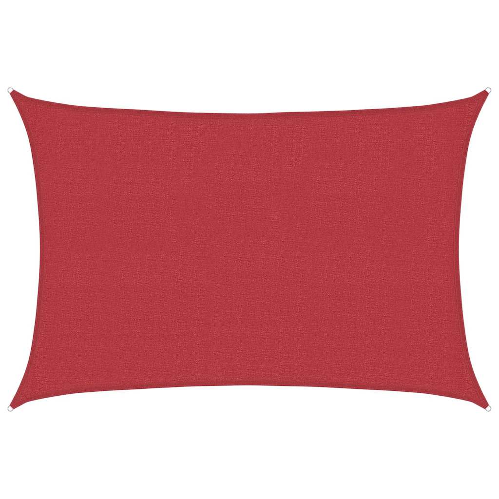Vidaxl Zonnezeil 160 g m² 2,5 x 4 M HDPE -Rot