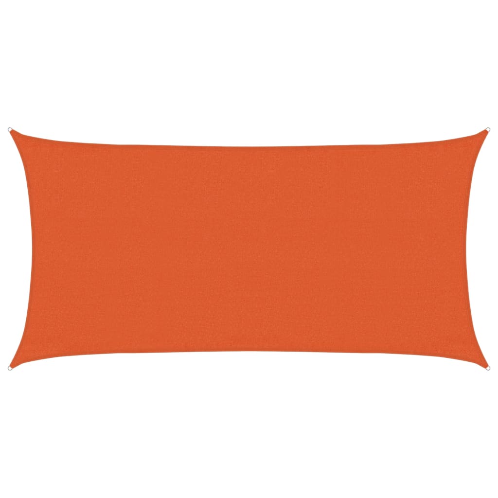 Vidaxl Zonnezeil 160 g m² rechteckig 3x6 M HDPE Oranje
