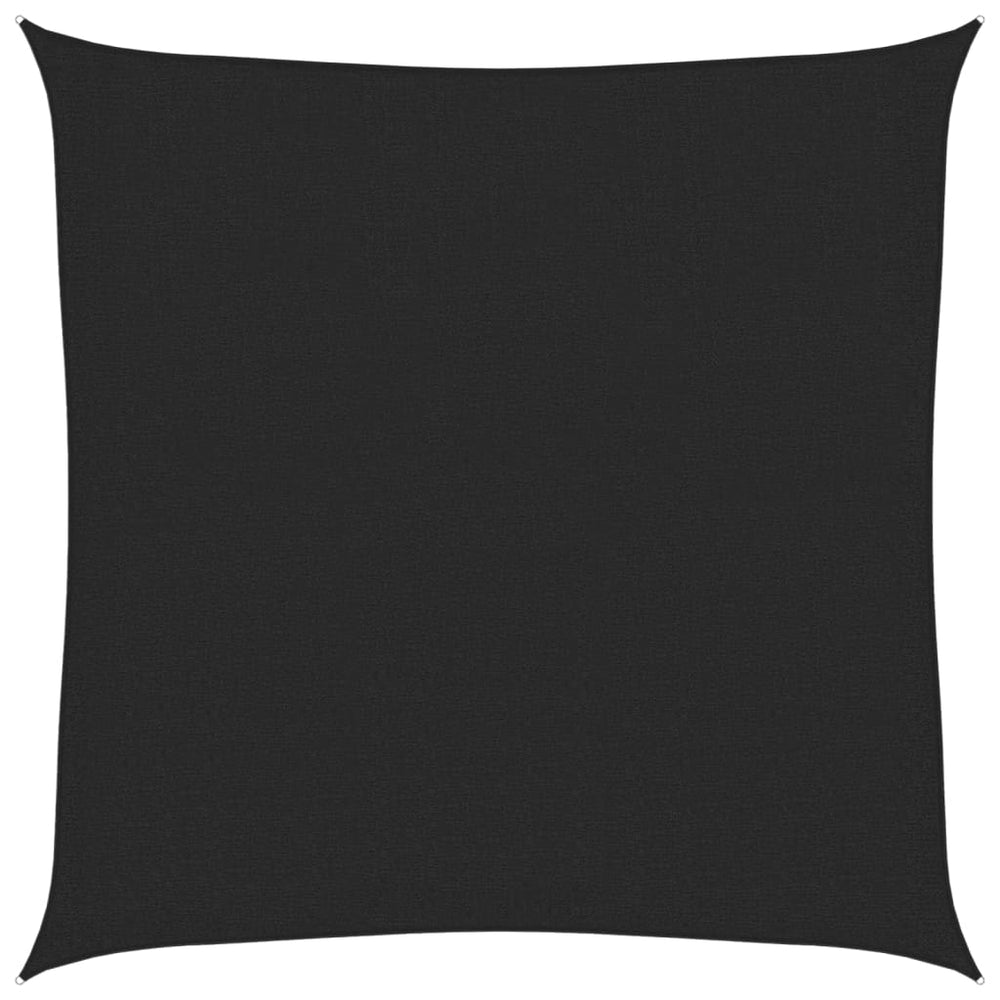 Vidaxl zonnezeil 160 g m² 3x3 m hdpe zwart