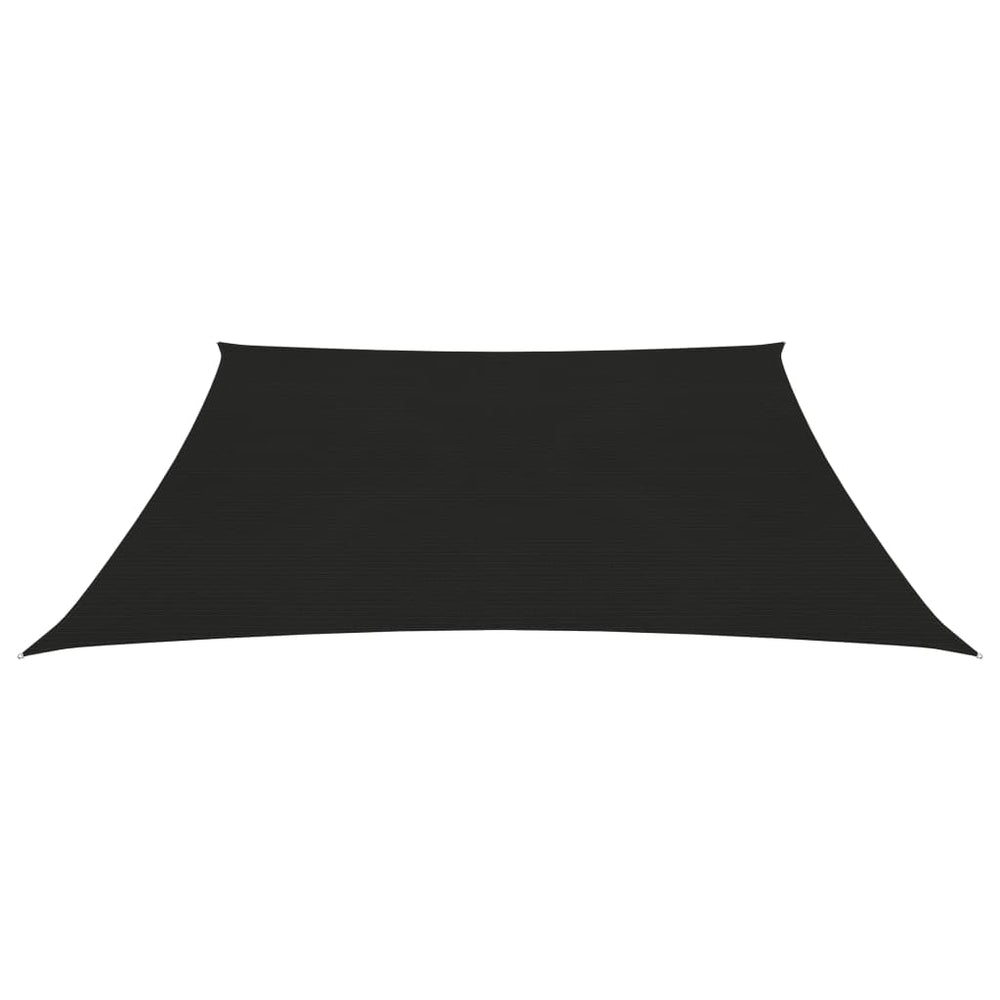 VidaXL Sun Sail 160 g m² 6x6 m HDPE black