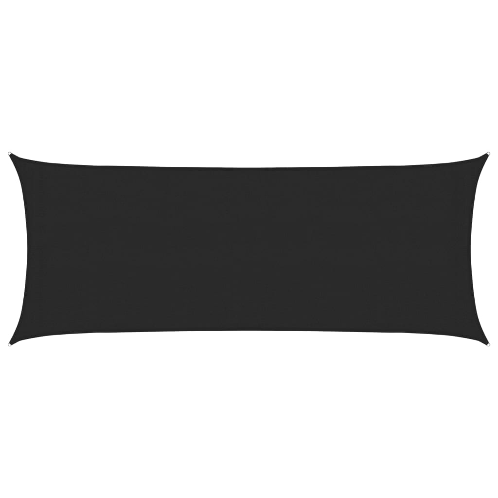 Vidaxl Zonnezeil 160 g m² 2x5 M HDPE Schwarz