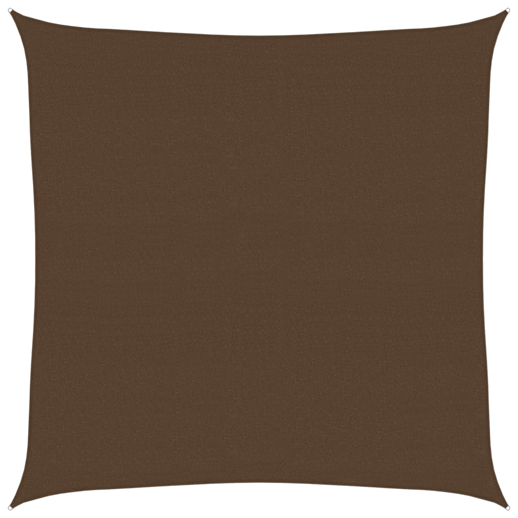Vidaxl Zonnezeil 160 g m² 5x5 M HDPE -Braun