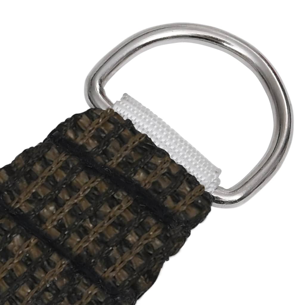 VidaXL Varjostuspurje 160 g m² 3x3x3 m HDPE ruskea