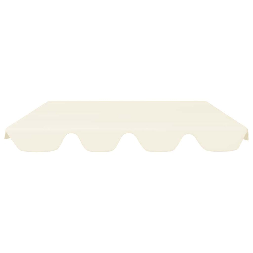 VIDAXL -Ersatzrutsche für Schwungbank 150 130 x 105 70 cm Creme Farbe