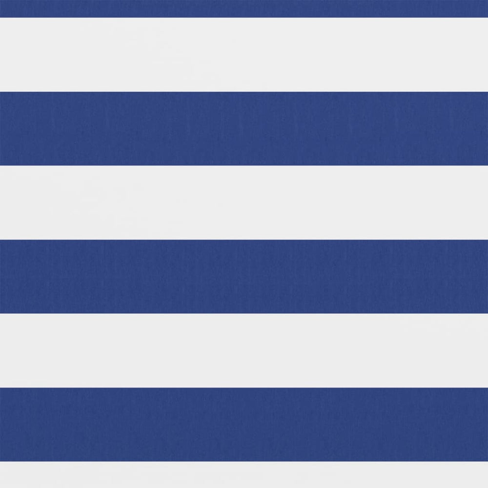 Vidaxl balcony screen 75x300 cm oxford fabric white and blue