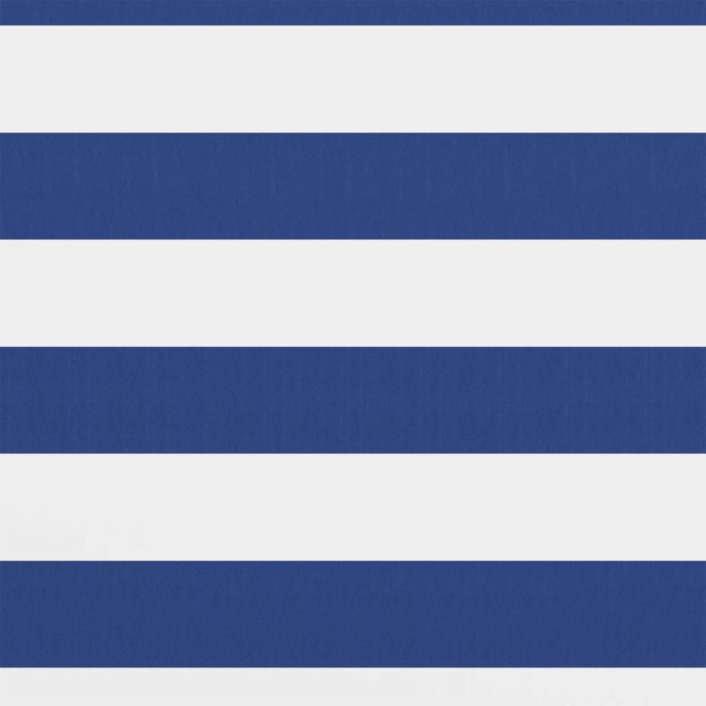 Vidaxl Balkon Bildschirm 75x400 cm Oxford Stoff weiß und blau