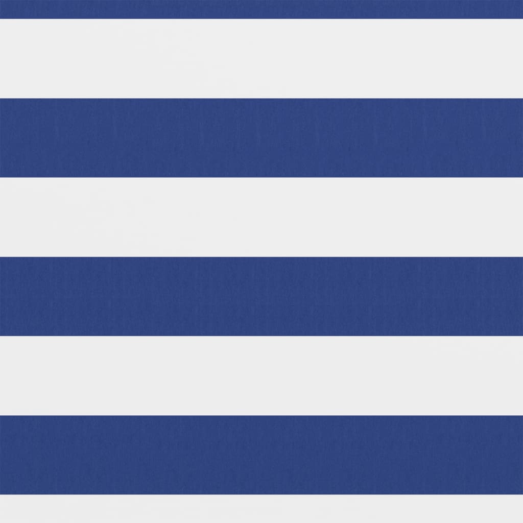 Vidaxl Balkon Bildschirm 75 x 500 cm Oxford Stoff weiß und blau