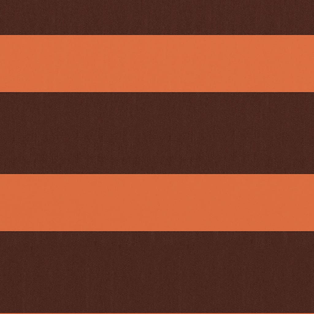 Vidaxl Balkon Bildschirm 120 x 400 cm Oxford Fabric Orange und Braun