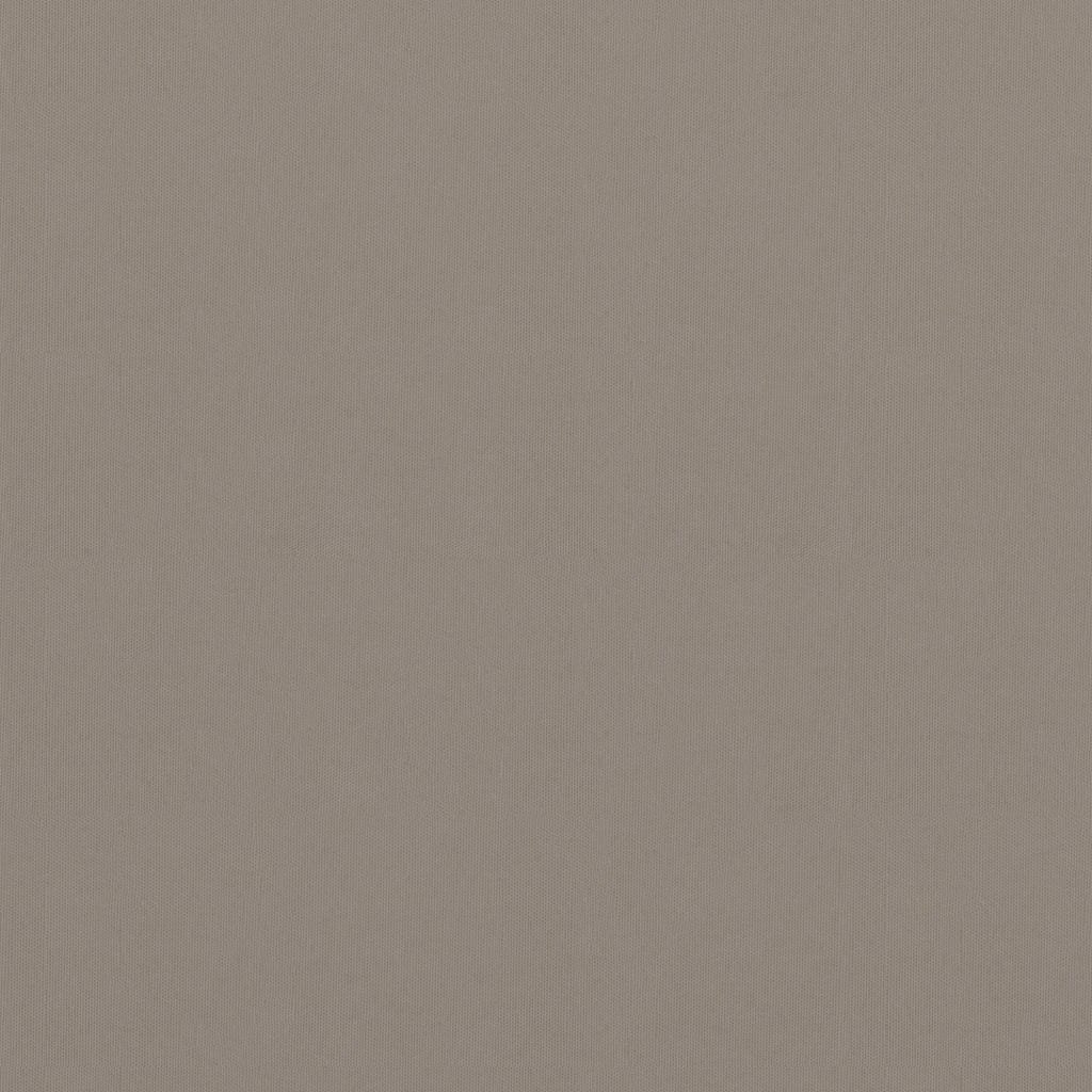Vidaxl Balkon Bildschirm 75x500 cm Oxford Stofftaupe