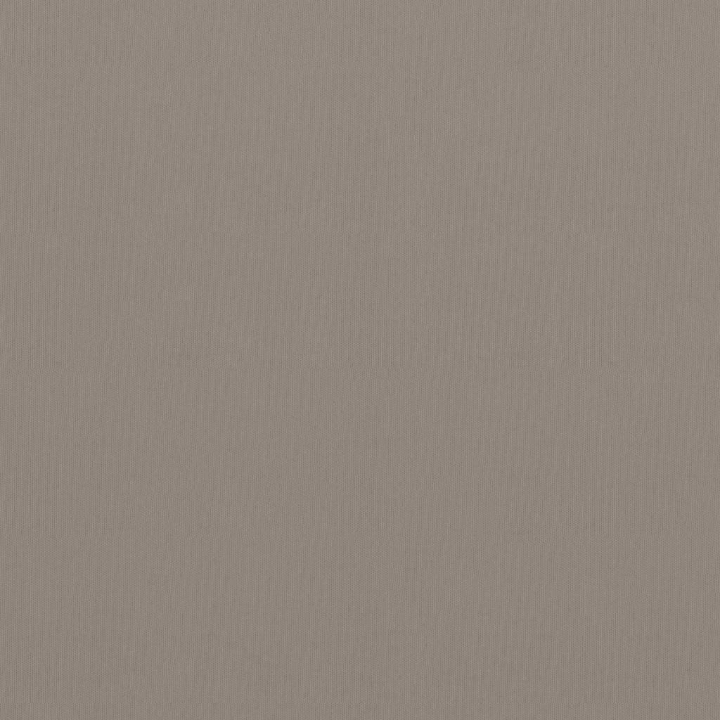 Vidaxl Balkon Bildschirm 75x600 cm Oxford Stofftaupe